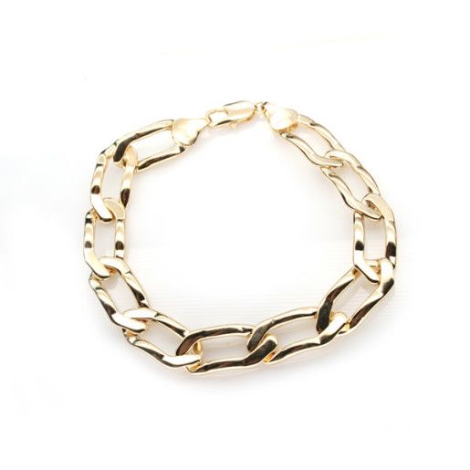 Bratara placata cu aurde 18 k, productie Brazilia , model ondulat
