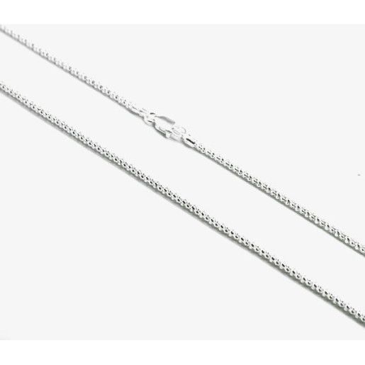 Lant argint 925, design italian, model rotund alb diamantat - 5618O339