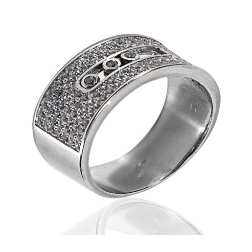 Fergie, inel argint 925, rodiat stil modern