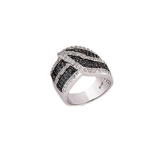 Two tone, inel argint 925, rodiat - 7162O9110