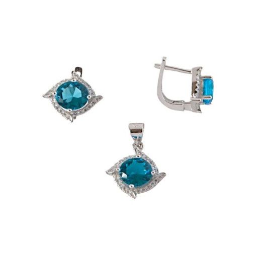 Suzy, set argint 925, cu pietre zirconia 