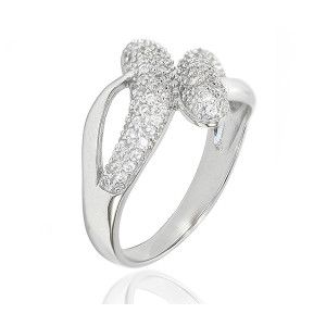 Kendra, inel argint 925, design italian, rodiat