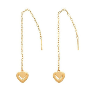Cercei placati cu aur 18 K, productie Brazilia, 7593O817
