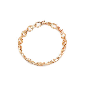 Bratara placata cu aur 18k,cu pietre zirconia albe