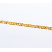 Bratara placata cu aur de 18 k, colectia Golden Shine, model zala in zala