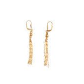 Dangle, Cercei placati cu aur de 18 k, colectia Golden 