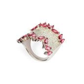 Pink Yasmine, iel argint 925, design italian
