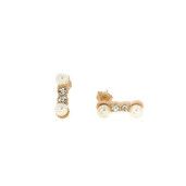 Mabel, Cercei placati cu aur de 18 k, colectia Pearl trend