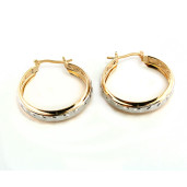 Cercei placati cu aur de 18 k, colectia Golden Shine Brazil -613O815