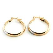 Missa, Cercei placati cu aur de 18 k, colectia Golden Two Tone