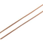 Lant argint 925, placat cu rodiu roz, model rotund - 6405O324