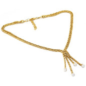 Colier placat cu aur de 18 k, colectia Golden Shine Brazil - 6671O3140