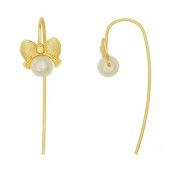 Colectia pearls, cercei placati cu aur de 18k-2 microni, productie Brazilia - 6892O814