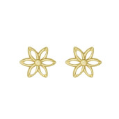 Cercei placati cu aur 18 K, 2 microni, productie Brazilia  - 6896O87