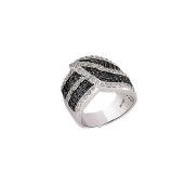 Two tone, inel argint 925, rodiat - 7162O9110