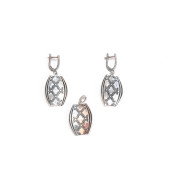 Set argint 925, model vintage 7515O5125