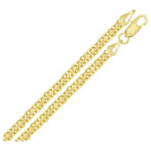 Lant placat cu aur 18 k, 2 microni, productie Brazilia- 7725O369