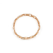 Bratara placata cu aur 18k,cu pietre zirconia albe